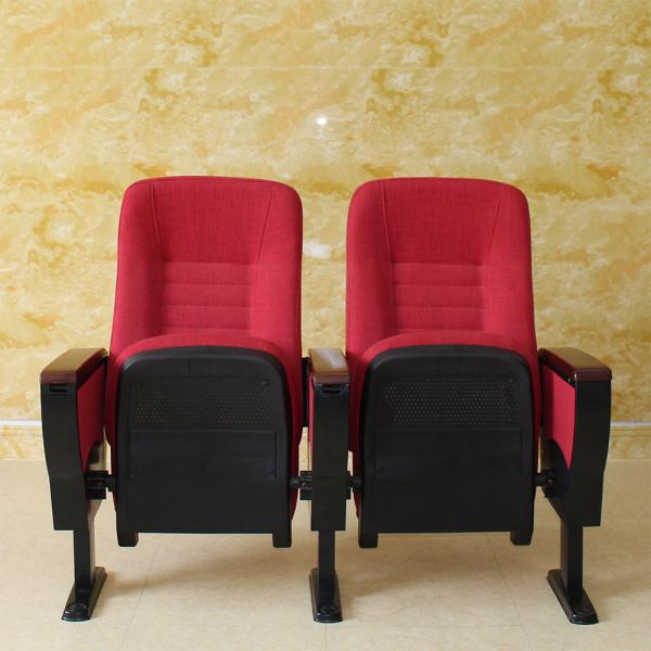 Multifunctional 2 Person Theater Folding Cinema Seats Anti Electrostatic