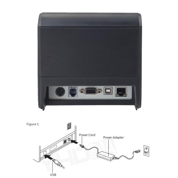 Bluetooth 80mm Thermal Printer With Auto Cutter For Restaurant Kitchen