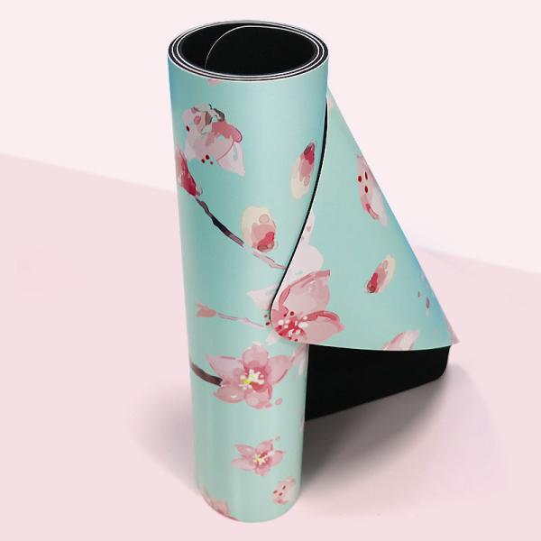New Trending Full Color Custom Logo Printed Eco Friendly Sublimation Printing PU Yoga Mat