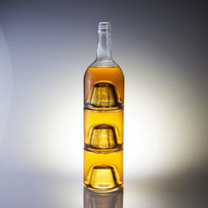 Cheap Glass Body Latest Model Mini Liquor Whisky Bottle with Aluminium Cap 50ml 100ml 200ml wholesale