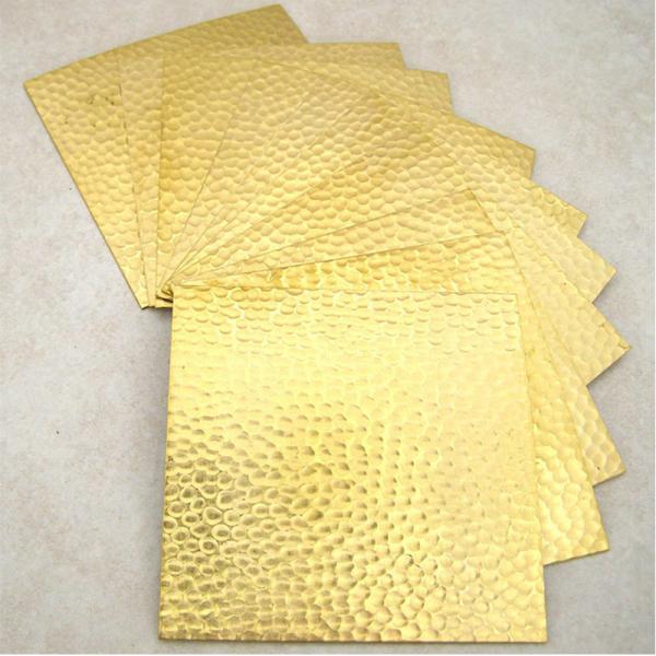 201 304 316 Hand Hammered Texture Brass Color hammered stainless steel sink Metal Sheet