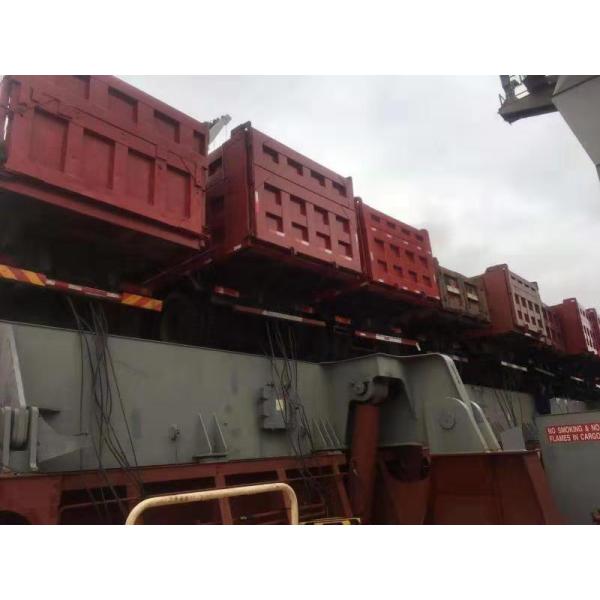 Durable HOWO Second Hand Dumper Trucks 8x4 Drive Mode 38600KM Mileage