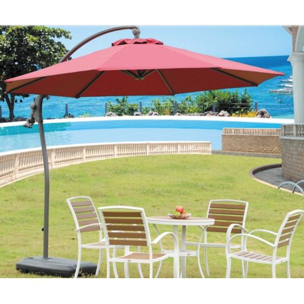 Windproof Single Patio Umbrella Beach Sunshade Umbrella Free Standing