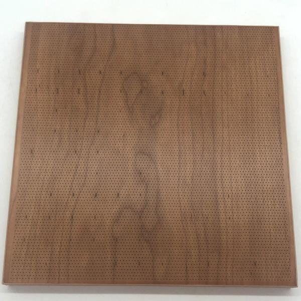 0.5mm Timber Wood Micro Perforated Acoustic Panel Office Soundproof Flame Retardant Board