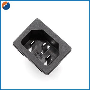 Cheap R14-A-1CB1 C14 Electric Insert Male AC Plug Power Connector Socket 10A 250V For Home Appliances wholesale