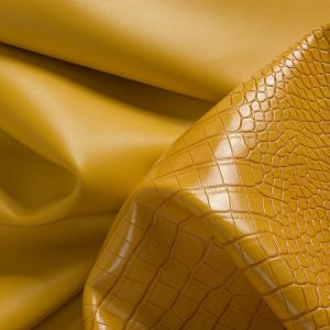 Cheap Handbag Crocodile Semi PU Leather Fabric 1.2mm Thickness Customized wholesale