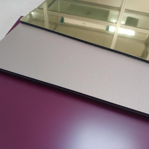 High Reflective Rate Aluminum Mirror Sheet Glass Processing Anodized Stable