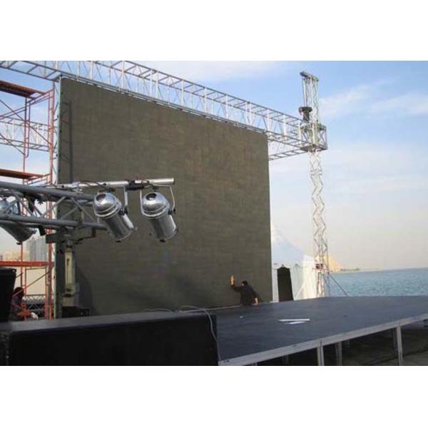 Smd3528 P4.81 Outdoor Rental Led Screen Video Die - Casting Cabinet 500mm * 500mm