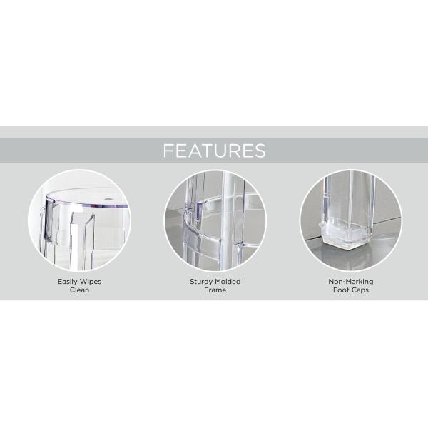 non-marking feet,transparent acrylic,stabilize,color scheme,grabber