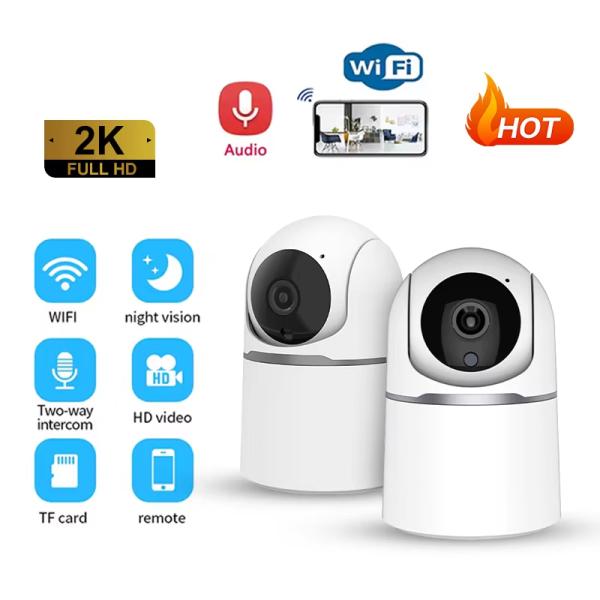 Smart Home CCTV Auto Tracking Wireless PTZ Network IP Dome Camera Wifi Baby Monitor Mini Baby Camera