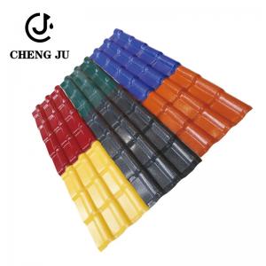 Cheap Synthetic Resin Pvc Tile Roofing Sheets Color Coated Roofing Tile PVC Plastic Roof Tile wholesale