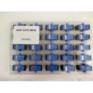 Cheap Blue SC To SC Simplex Adapter Flanged Telecommunication Network wholesale