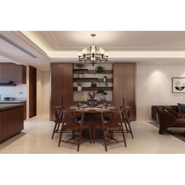 Modern Chinese Red Brown Stainless Steel Kitchen Units Sophisticated Luxurious