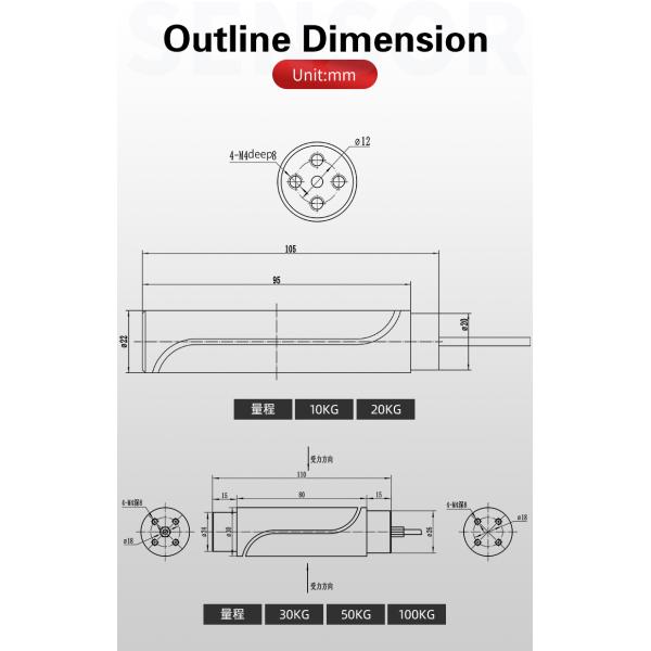 RUIJIA Grip Force Sensor High Precision Aluminum Alloy Weighing Hand Spreading Touch For Human Rehabilitation Training Finger Force