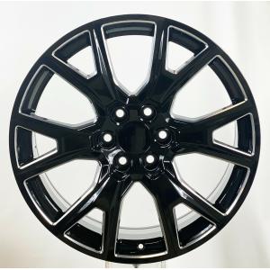 Buy cheap Gloss Black Milled Chevrolet Replica Wheels 2000-2021 22 Inch Tahoe Replica from wholesalers