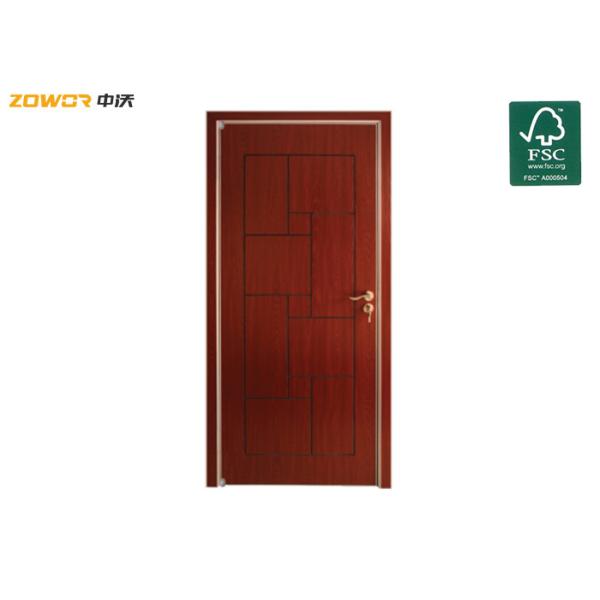 Quality PVC Finished LH Hinged Pine Wood Interior Doors for sale