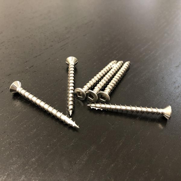 No. 2 Square Drive Countersunk Decking Screws 45mm T17 10G Stainless Steel