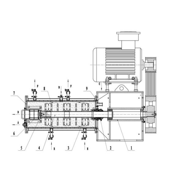 Wearable Titanium Dioxide Grinding Horizontal Bead Mill SUS304 Disc Grinding Machine
