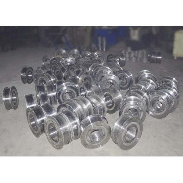 International standard single or double flange forged steel crane rail wheel for girder crane