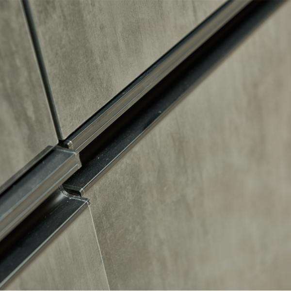 High Gloss Floating Cabinet Acrylic Door 18mm Membrane Kitchen Cabinets