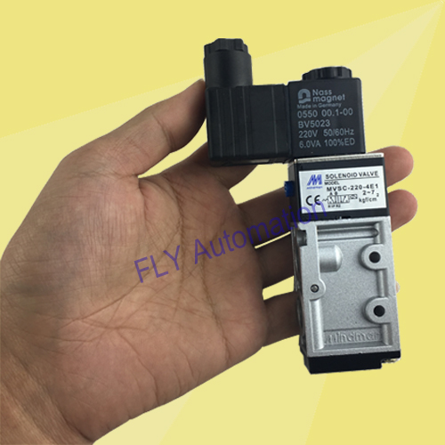 Mindman MVSC-220-4E1 MVSC-220-4E2 Pneumatic Solenoid Valves Taiwan 2-Way 5-Port