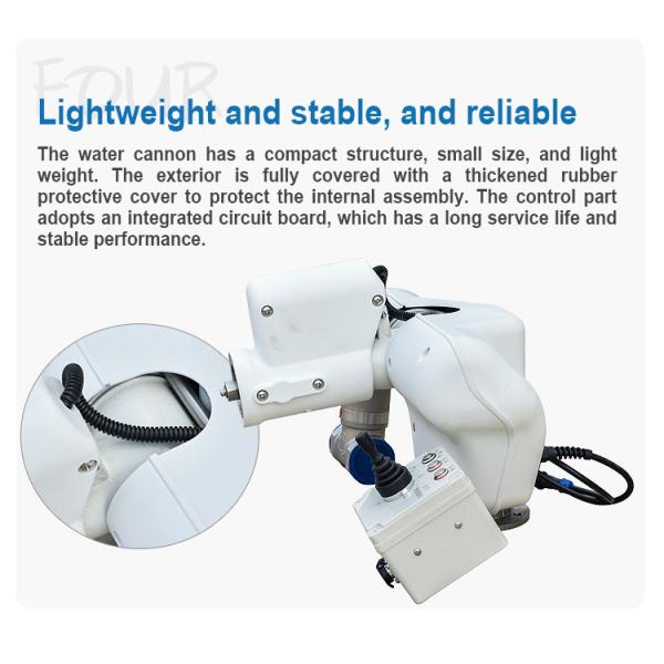 Water Truck Aluminum Alloy Electric Water Cannon for Customized Watering Cart 24V DC Truck Watering