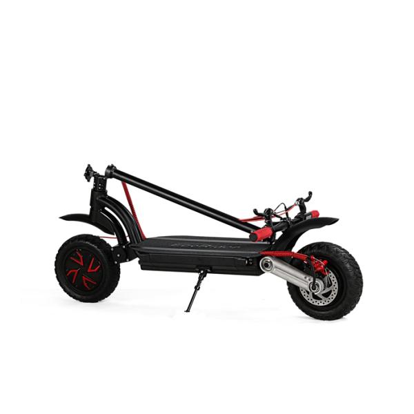 700W 10 Inch Vacuum Tire Folding Travel Scooter With Liquid Crystal Display