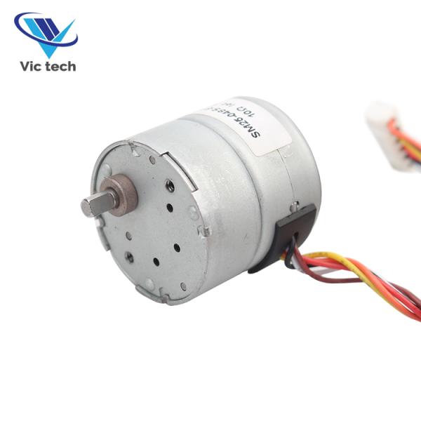 High Torque Geared Dc Motor , 25mm 5V~24v Dc Geared Electric Motors SM25-048S-8118G