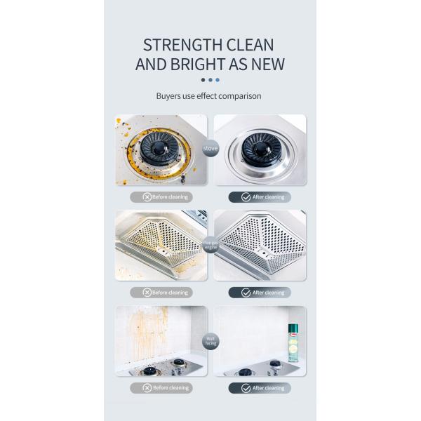 ODM Kitchen Cleaning Detergent Oil Stain Stove Grease Cleaner In Bulk