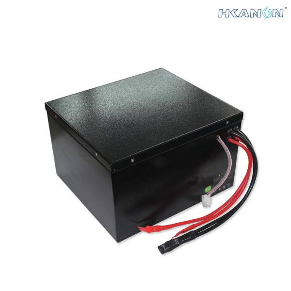 E - Bike Lithium Ion 72v Battery Pack 30ah Deep Cycle With Metal Iron Box