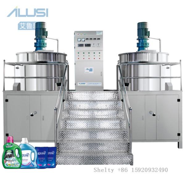 Quality 0-1440rpm High Shear Homogenizer Emulsifier Mixer GMP Standard liquid soap mixer toilet soap making machine for sale