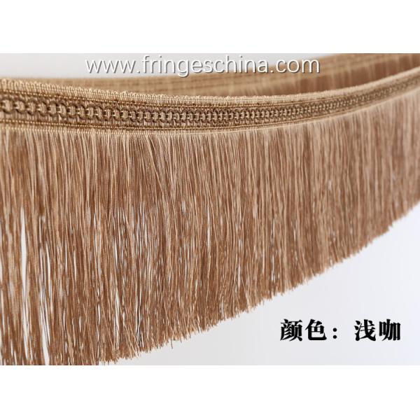 Latest decorative OEM custom design tassel fringe for curtain cushion trimmings
