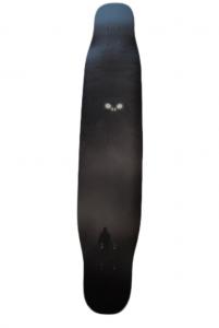 China Canadian Maple Veneer Blank Dancing Longboard Deck 9.5*46inch Size Sustainable on sale