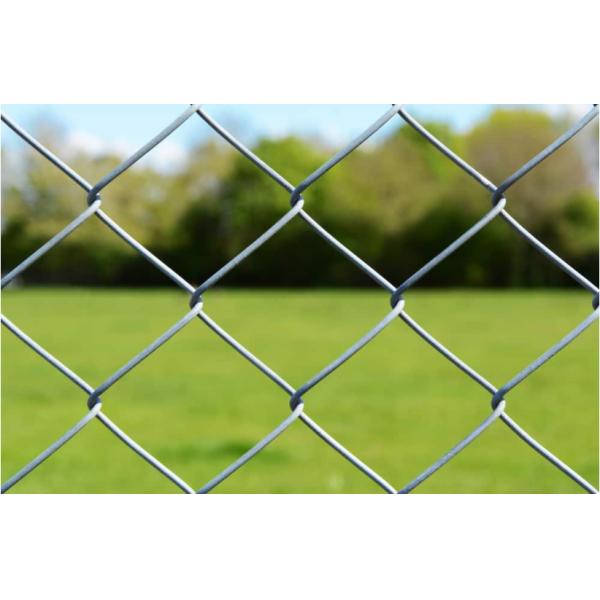 3mm Thickness Galvanized Steel Chain Link Fence 6 Foot For Workshop Isolation