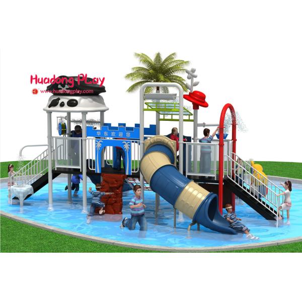 Adventurous Water Park Playground Equipment , Attractive Water Park Slide 820*530*410cm