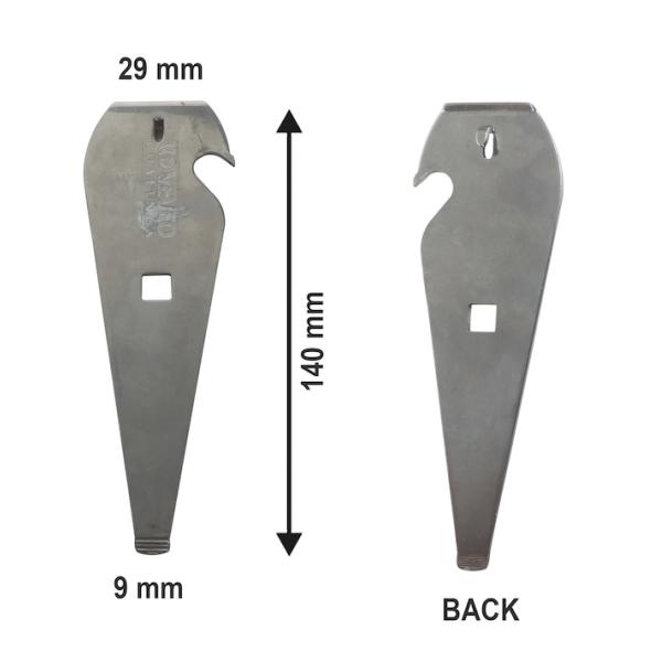 140*29MM Plating Iron Paint Can Beer Bottle Opener Multifunctional