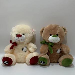 Cheap New Style 2 Clrs World Cup Plush Bears W/ Music for Boys, Football Lovers Stuffer Toys BSCI Factory wholesale