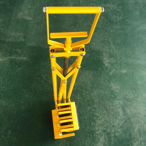 Rubber Aluminium Yellow Vehicle Security Lock For 4T Car