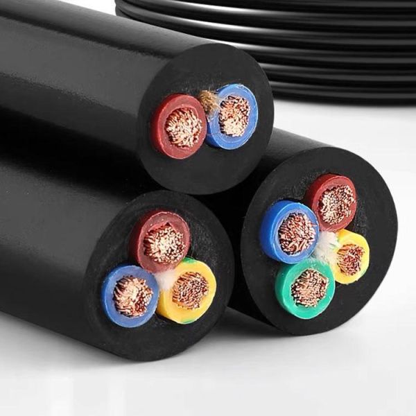 Rubber cable in industrial application