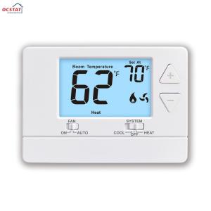 China Air Conditioner Cooling Home HVAC Thermostat , 24V Non Programmable Thermostat on sale