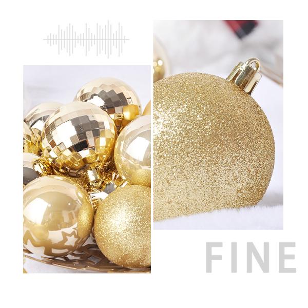 Festival Decoration Pick 36 PCS Shatterproof Christmas Ball Ornaments Set for Christmas Holiday Wreath Party Decorations