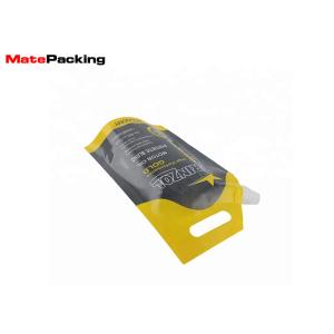 Cheap Multi Size Oil Spout Pouch Custom Plastic Liquid Packaging Stand Up Engine Motor wholesale