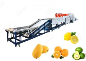 China Orange Washing Waxing Drying And Grading Machine Fruit Cleaning And Waxing Machine on sale