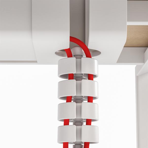 MC3.0 Modern Office Conference Desk Smooth Surface Rectangular With Cable Management