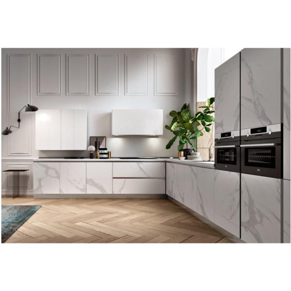 White Shaker Cabinets American PVC Door Solid Wood Kitchen Cabinets
