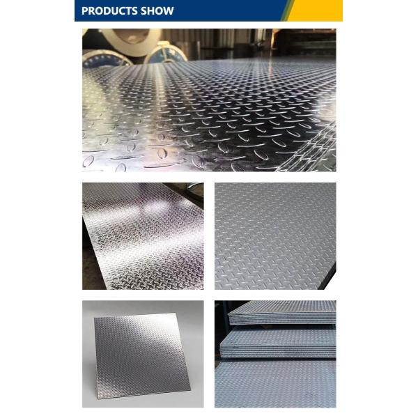HL Checkered Stainless Steel Sheet Plate 201 321 309S 310S 904L 409 420 430 410 0.3mm