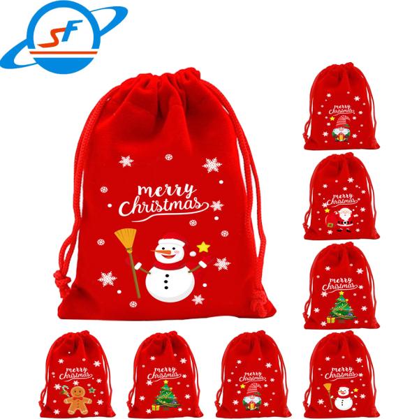 xinhe SF Christmas gift bag Candy bag Holiday Surprise Santa gift bag