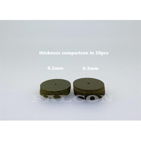 Round Dental Diamond Discs 8000 Rpm 0.3mm Thickness 22mm Cutting Disc