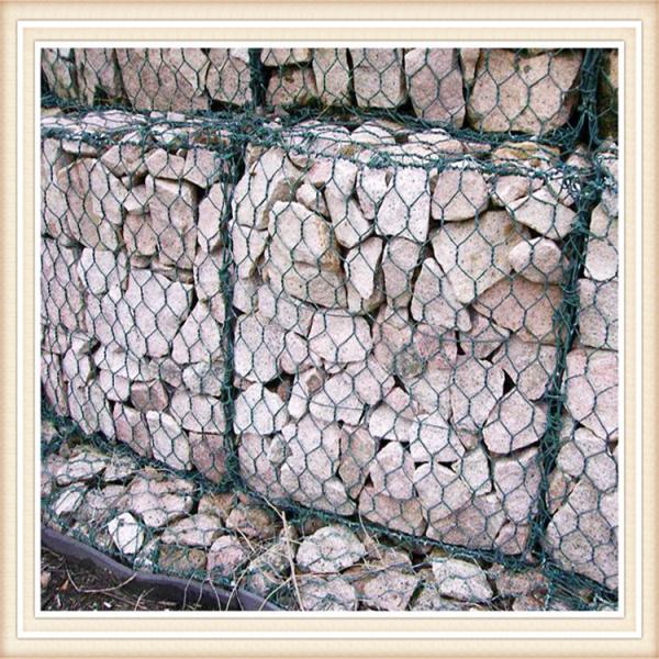 Quality Stainless Steel Stone Gabion Box 2x1x1 with Heavily Zinc Galvanised Wire for sale