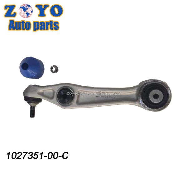 Tesla Model S 1027351-00-C Front Lower Control Arm with Aluminum and Nature Rubber Bushing